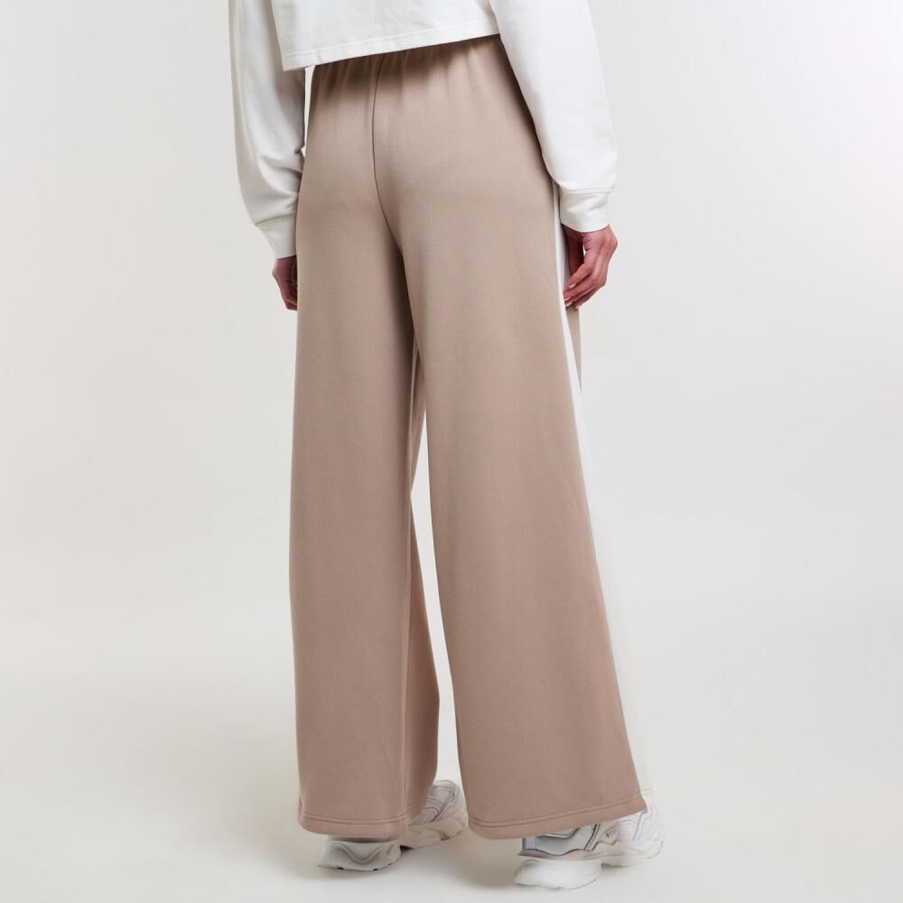 Pantalón De Buzo Tiro Medio Wide Leg Mujer Rolly Go image number 3.0