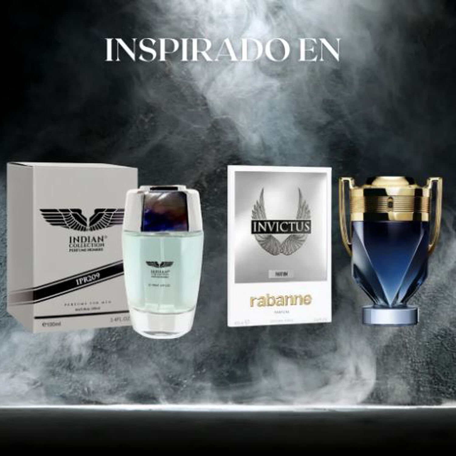 Perfume Indian Collection Perfume &Aacute;rabe Para Hombre Invicto Ipr209 100ml Eau De Perfum image number 4.0