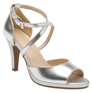 Sandalia Mujer Bruno Rossi Plata