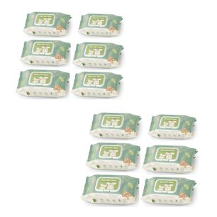 Toallitas H&uacute;medas Con Tapa Pack 12x80 Unidades Lubabycas