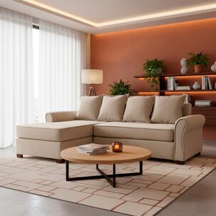 Sofá Seccional Living Factory Barcelo Izquierdo / 4 Cuerpos