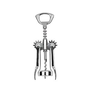 Saca Corcho Vino Con Destapador Cerveza Practico 16cm Acero