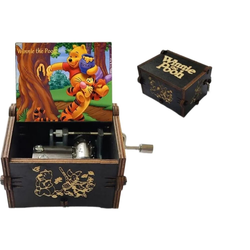 Caja Musical Con Manivela De Winnie The Pooh image number 0.0