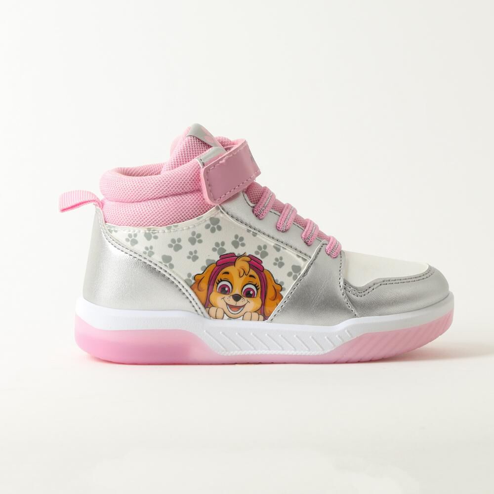 Zapatilla Infantil Con Luces Niña Paw Patrol Gris image number 0.0