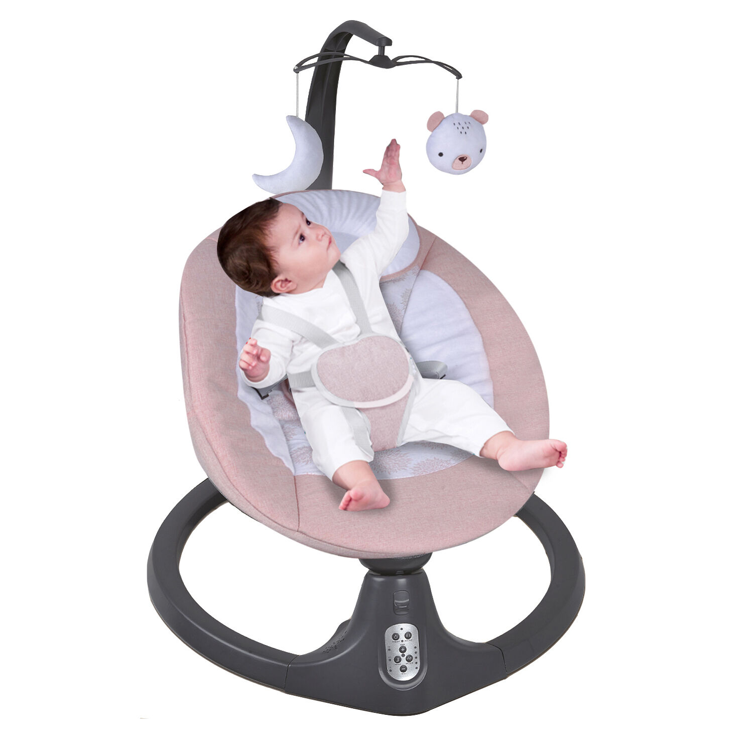 Silla Nido Baby Swing Rosado image number 8.0