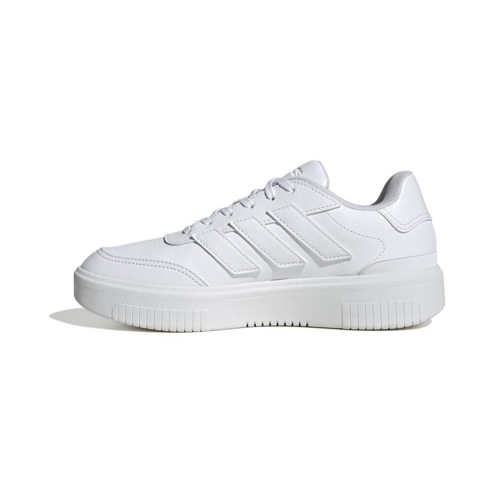 Zapatilla Urbana Mujer Adidas Courtblock Blanco image number 3.0