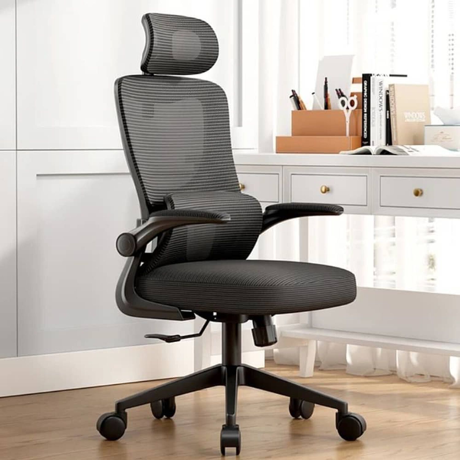 Silla Escritorio Homework Ergon&oacute;mica Reposo Lumbar Cintura image number 4.0