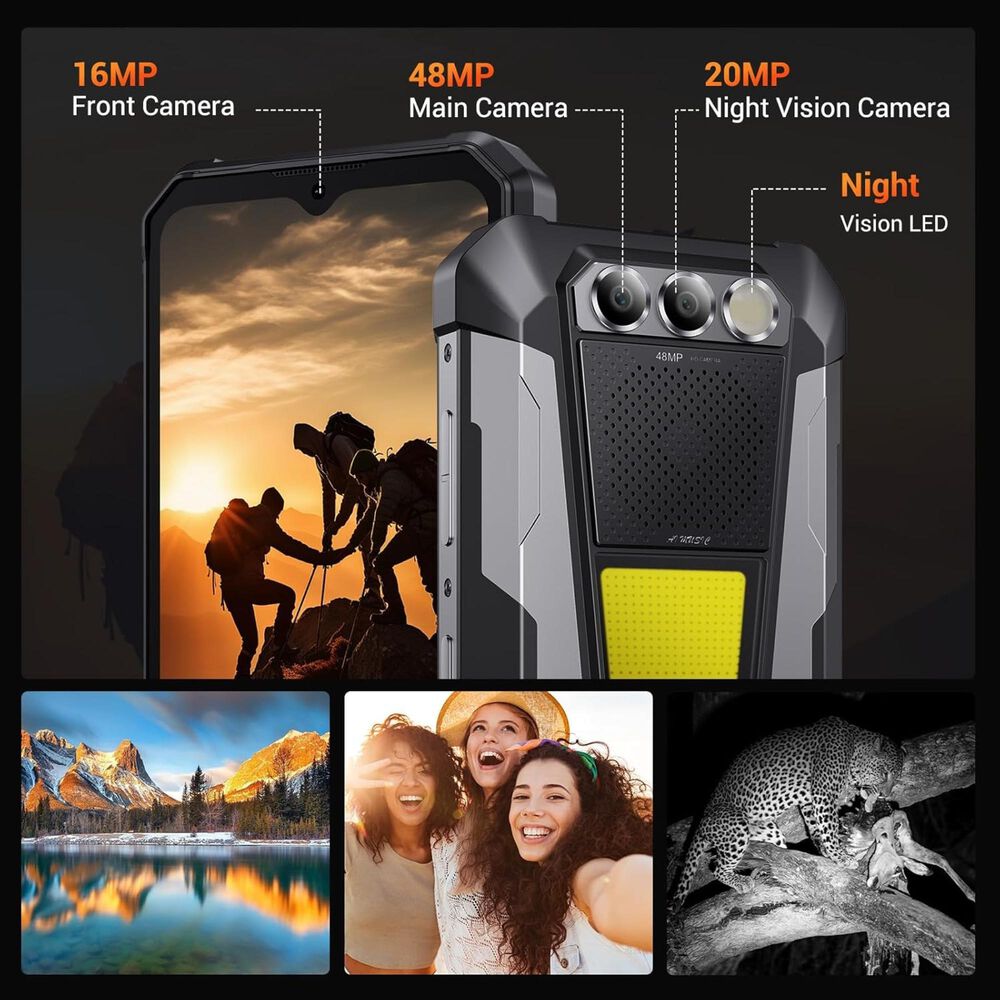 Fossibot F106 Pro - Smartphone Rugerizado 6,58'' Fhd+, C&aacute;mara 48 Mp, Bater&iacute;a 12.000 Mah image number 8.0