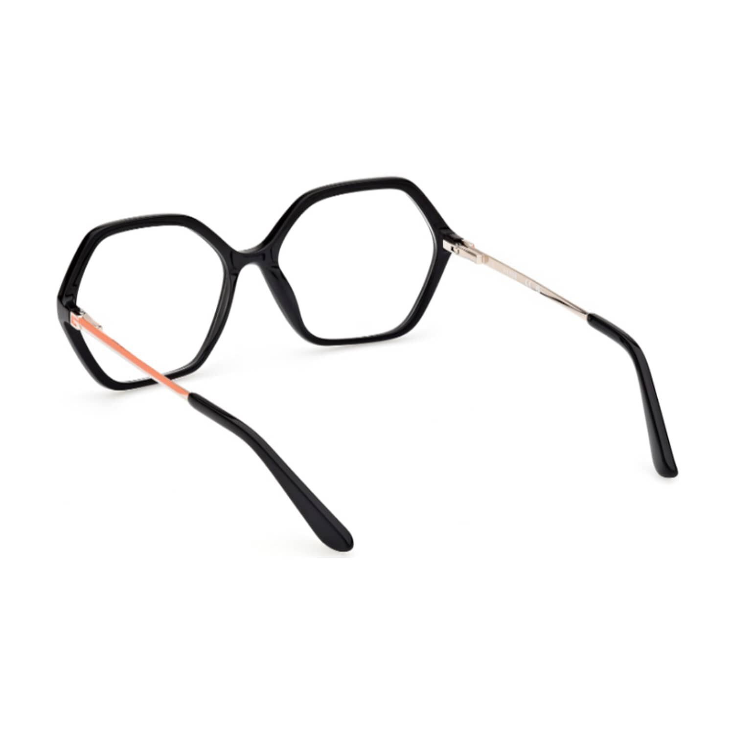 Lentes &Oacute;pticos Negro Brillante Guess image number 3.0