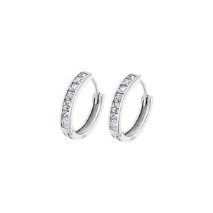 Aros Lp3396-4/2 Lotus Silver Mujer Hoops