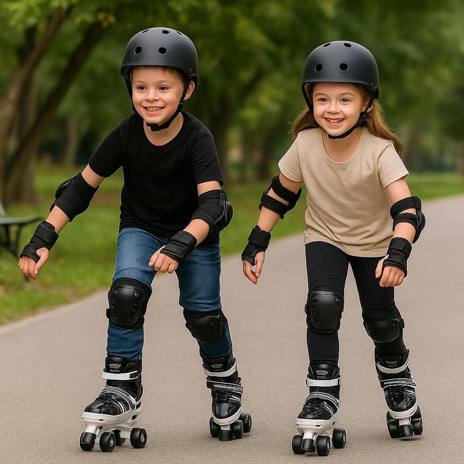 Patines Art&iacute;sticos Infantiles Ajustables 4 Ruedas image number 12.0