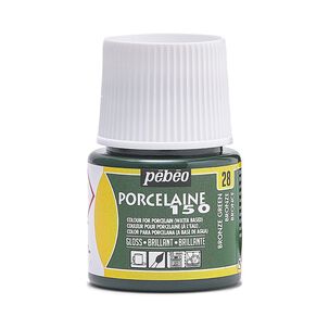 28 Verde Bronce Pebeo Porcelaine 150 De 45 Ml