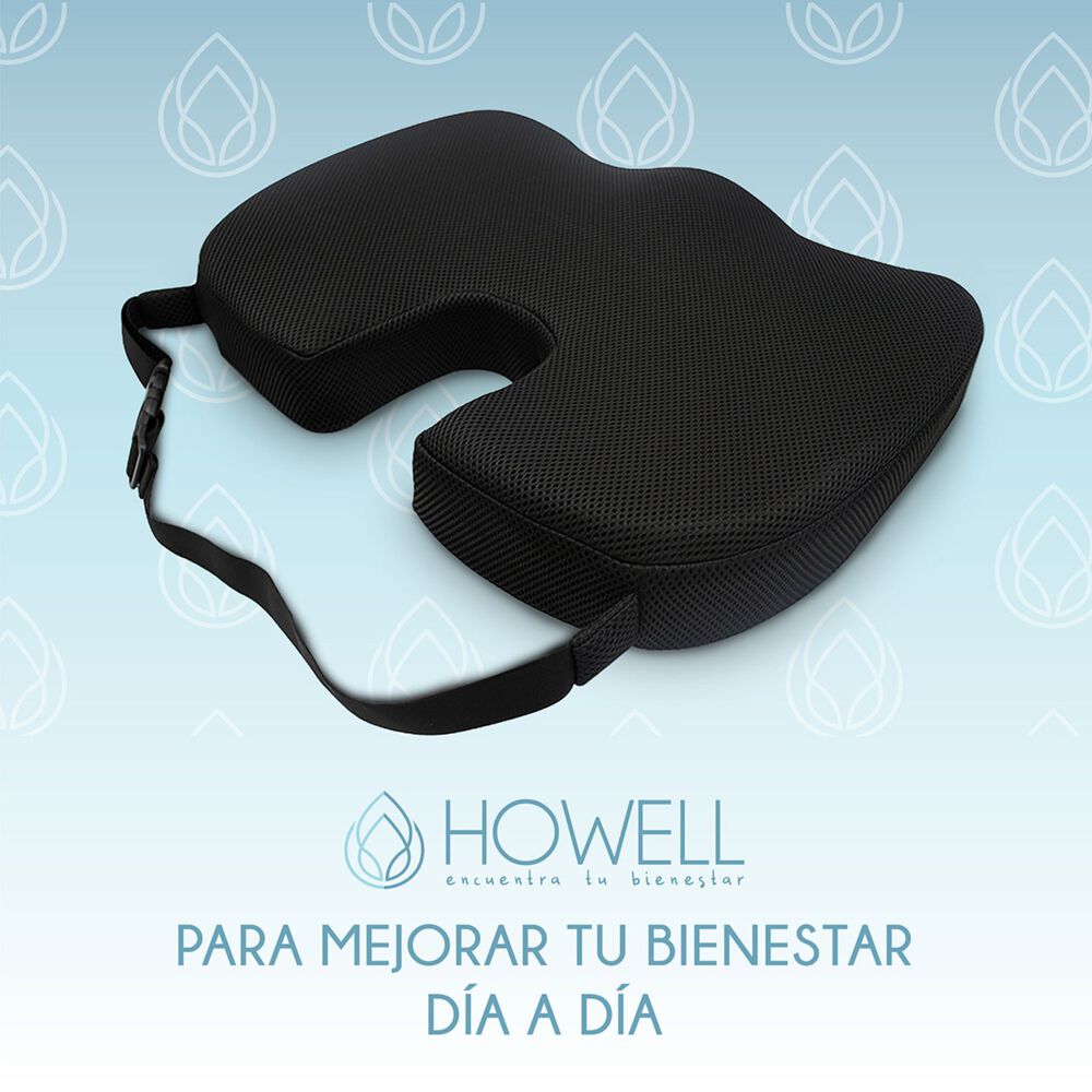 Cojin Lumbar Viscoel&aacute;stico Asiento + Cojin Espalda Howell image number 5.0