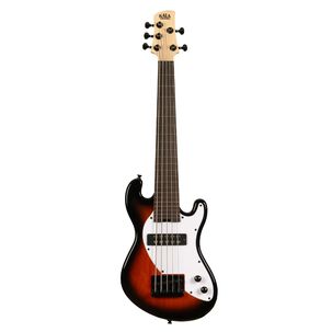 U-bass Cuerpo Sólido 5 Cuerdas Fretless Sunburst Kala