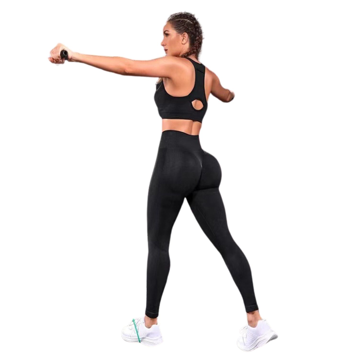 Conjunto Push Up Sin Mangas Tiro Alto Celular Sukha Negro image number 1.0
