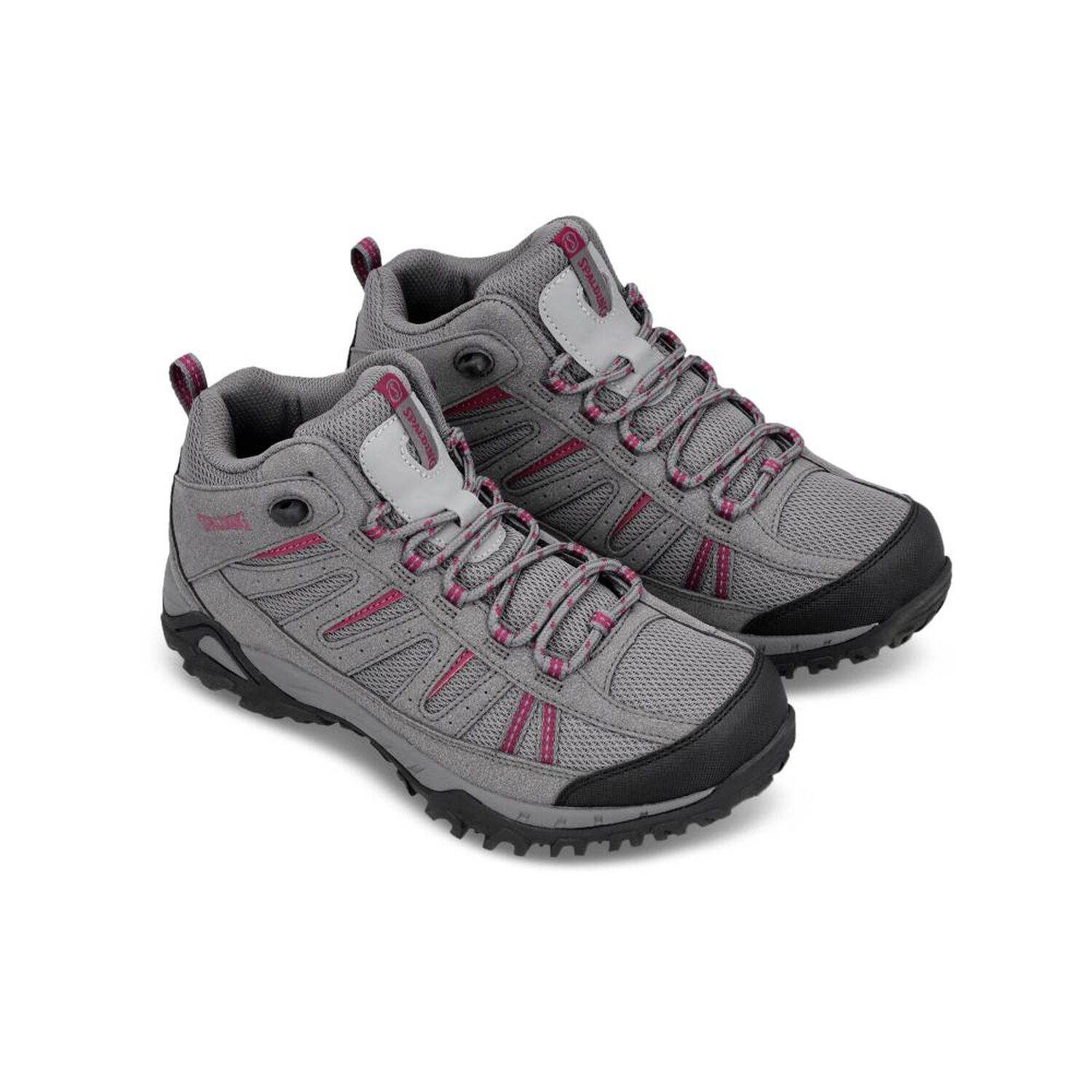 Zapatilla Spalding Mujer Hiker Mid Waterproof Gris image number 3.0