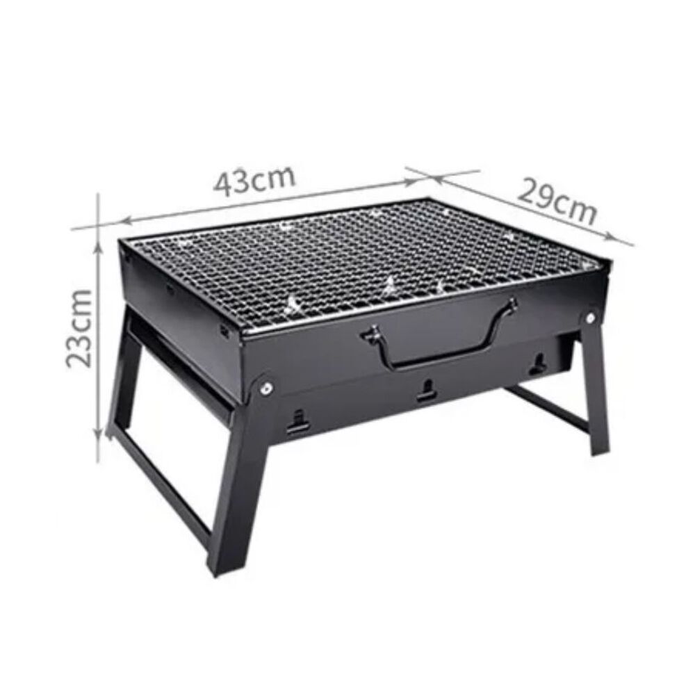 Parrillero Para Carb&oacute;n Port&aacute;til Plegable Asados Grill Bbq image number 5.0