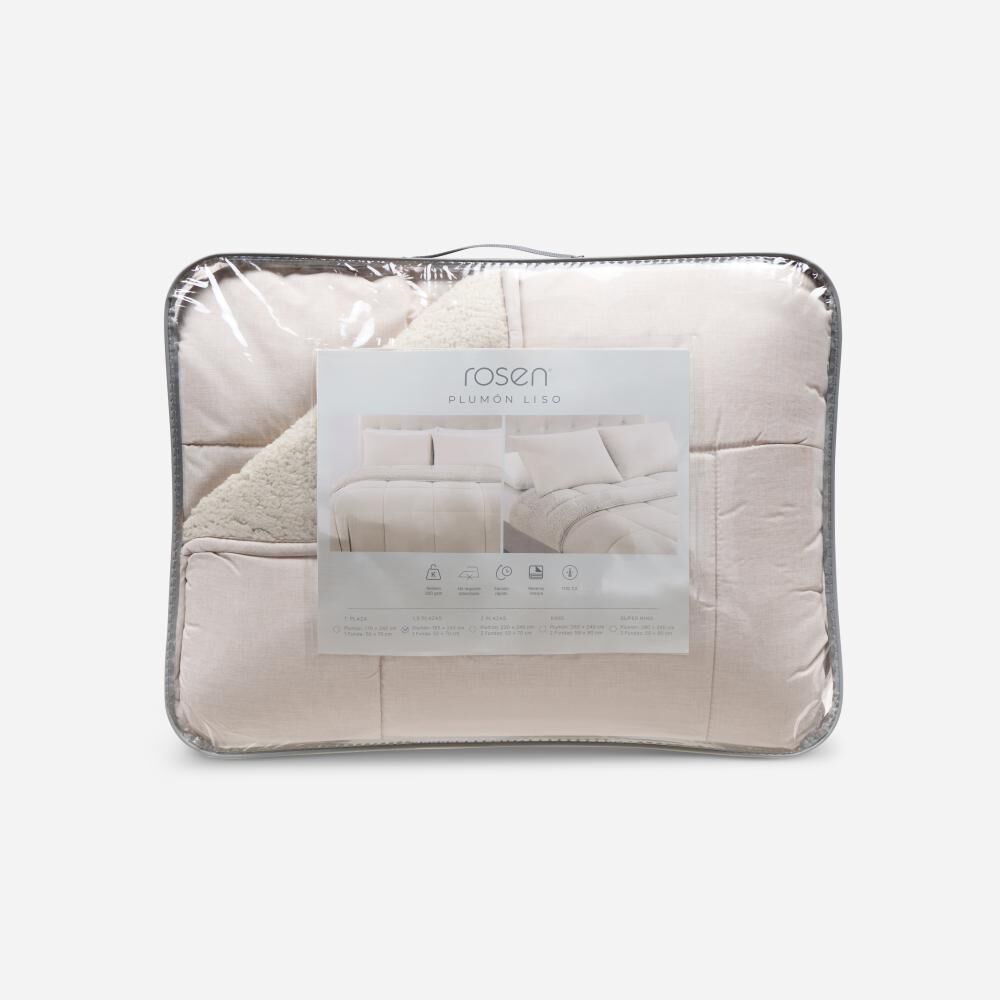 Plum&oacute;n Sherpa Rosen Sherpa Liso / 1.5 Plazas image number 2.0