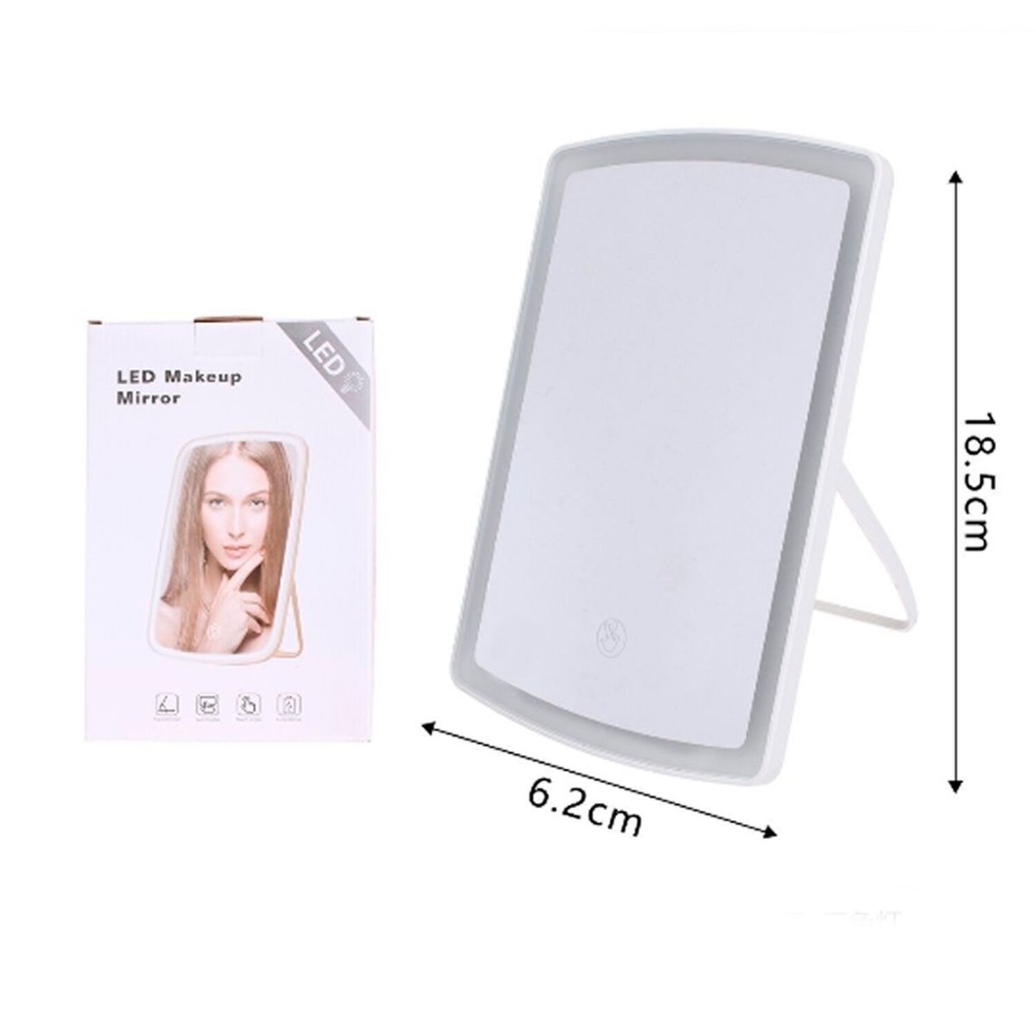 Espejo De Maquillaje Led Iluminaci&oacute;n Port&aacute;til Recargable image number 3.0