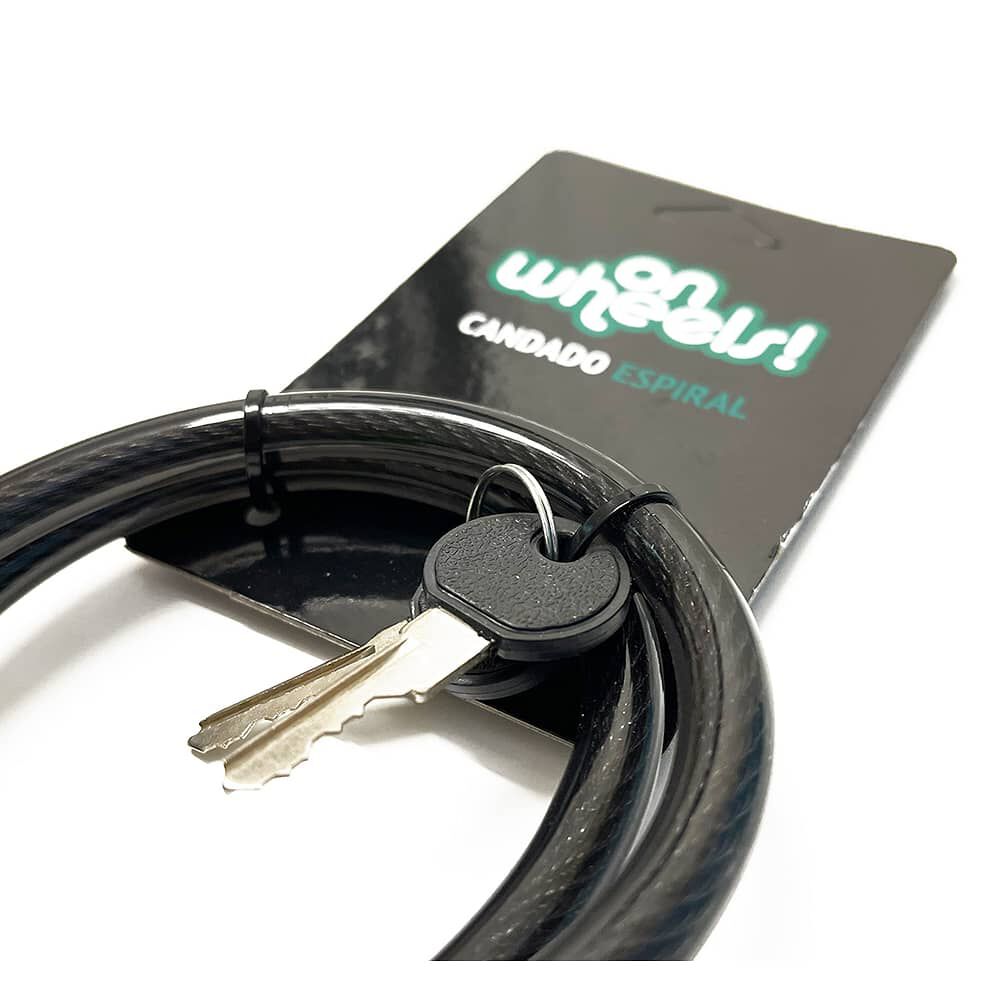 Cadena Espiral Onwheels Con Llave 10x650mm Verde image number 3.0