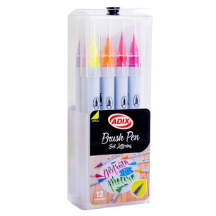 Set De Brush Pen 12 Colores