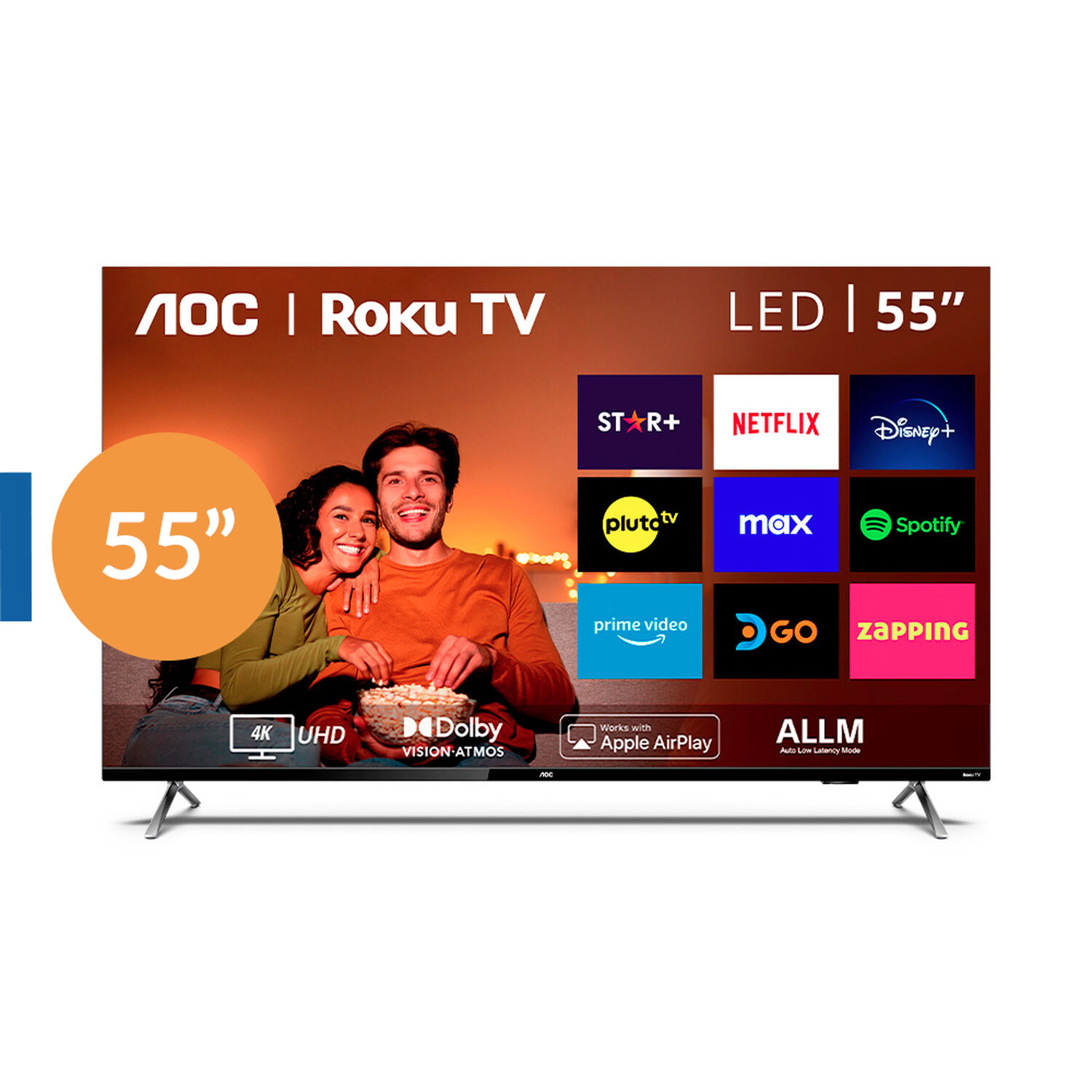 Led 55" AOC 55U6125 / Ultra HD 4K / Smart TV image number 0.0