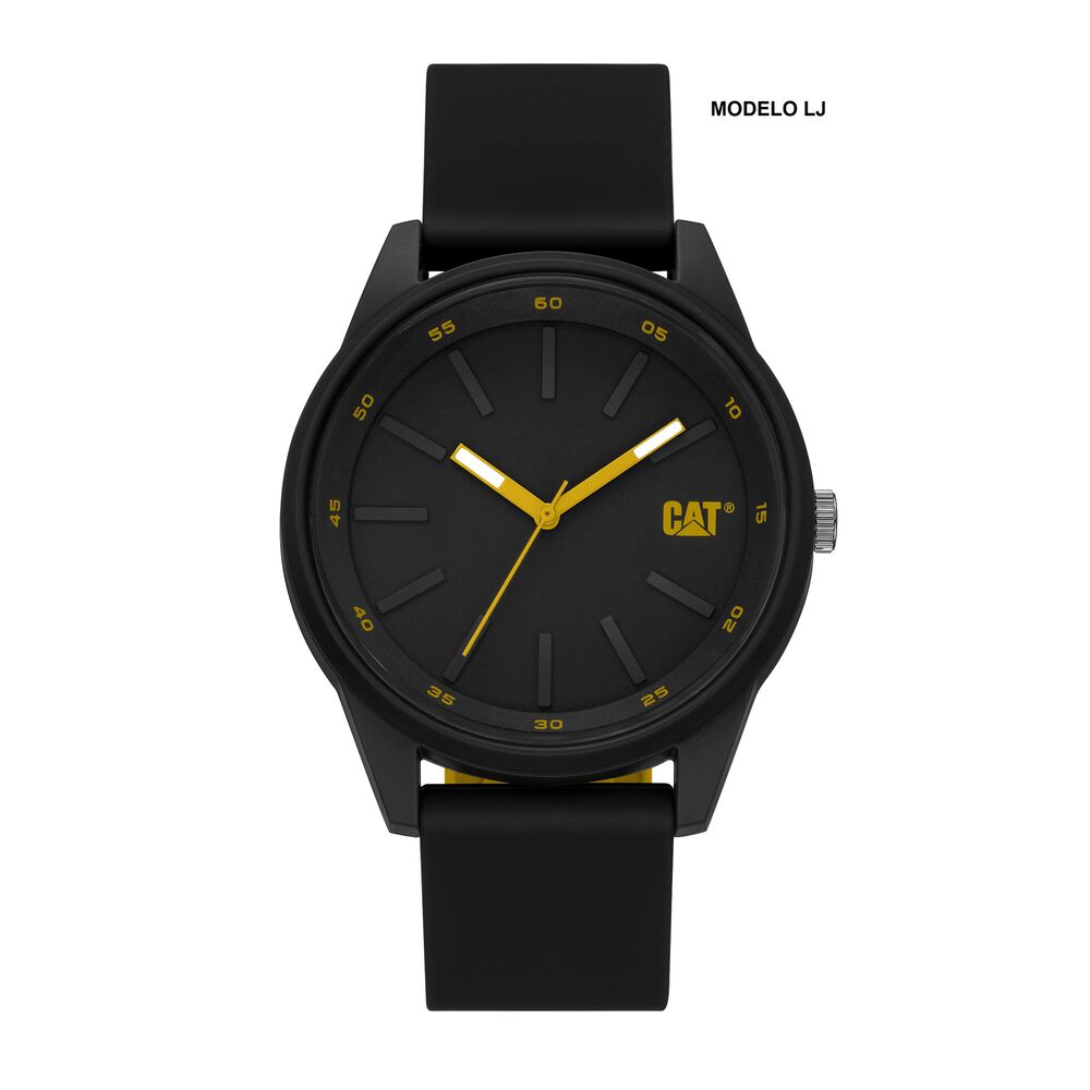 Correa Pulsera Cat Hombre Lj-21 Negro image number 2.0