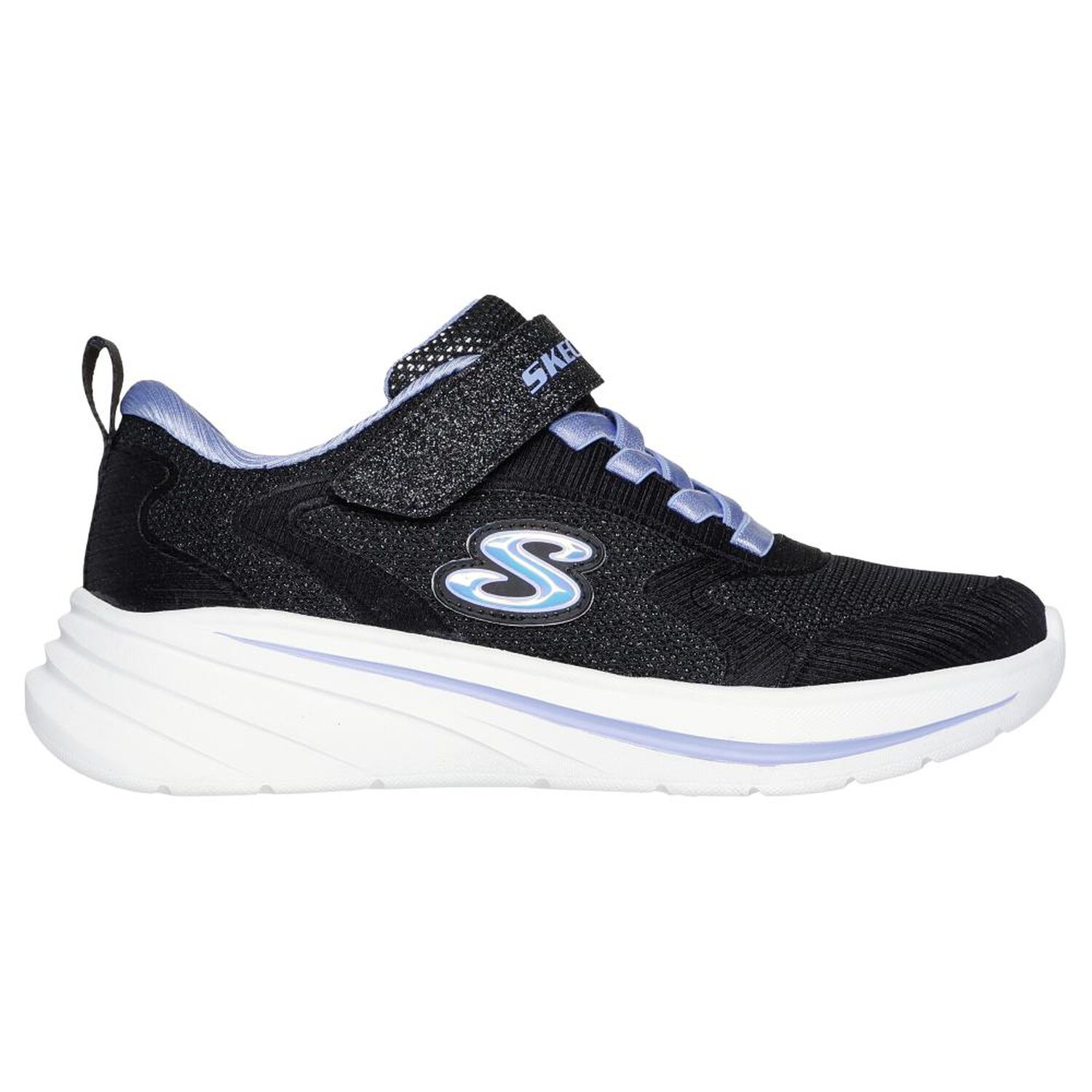 Zapatilla Infantil Ni&ntilde;a Skechers Wave 92 Negro image number 1.0