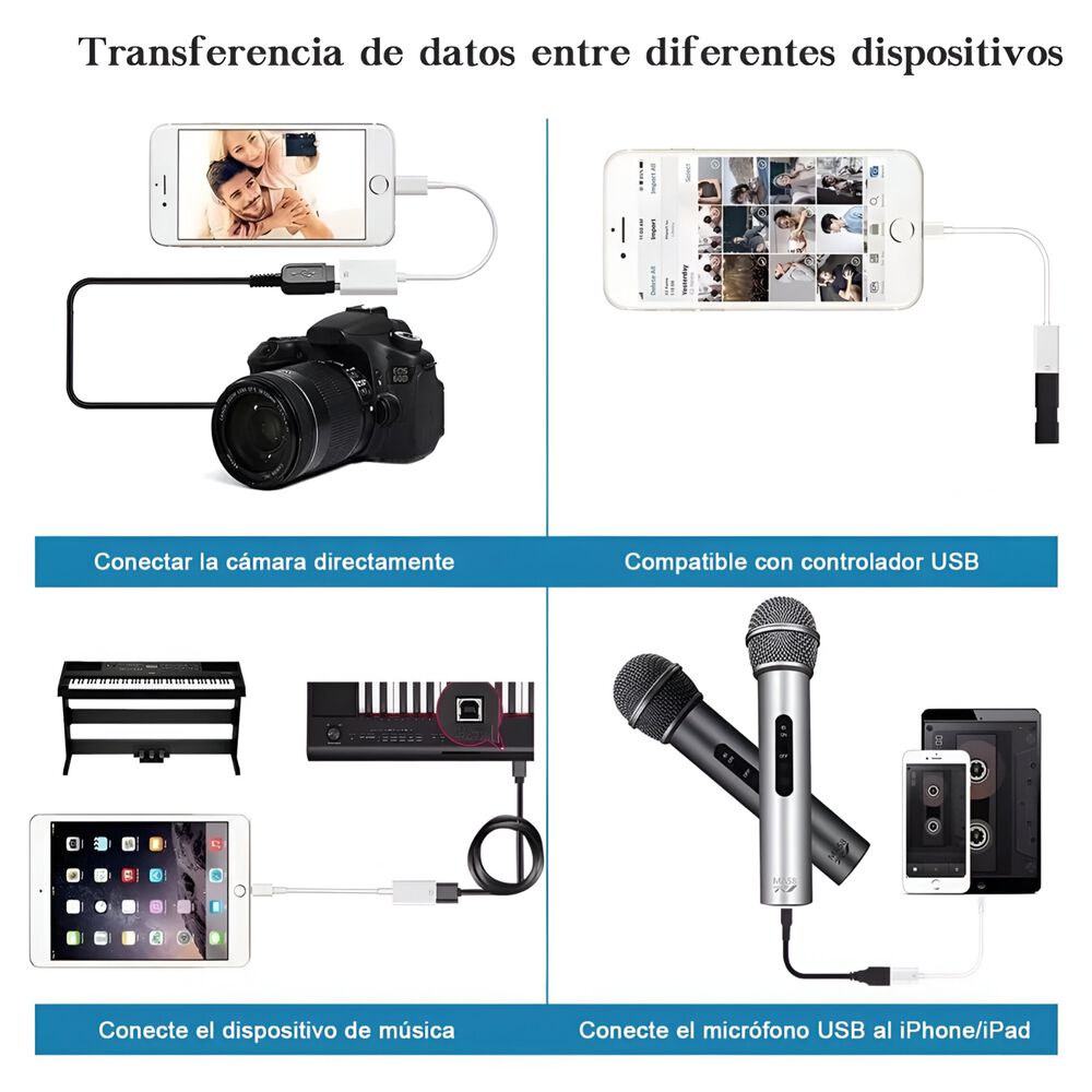 Adaptador Apple Usb-c A Usb-a Otg Original Mj1m2am image number 3.0