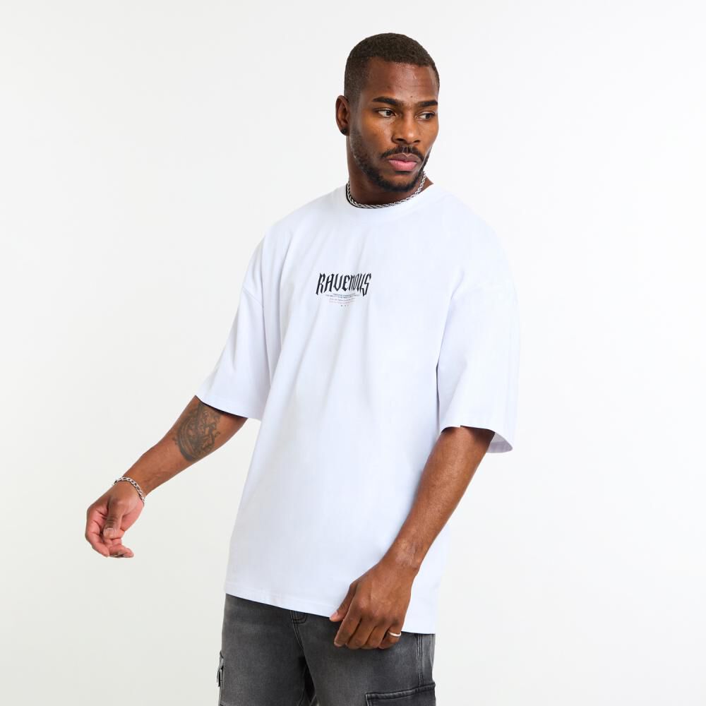 Polera Oversize Manga Corta Cuello Redondo Hombre Rolly Go image number 2.0