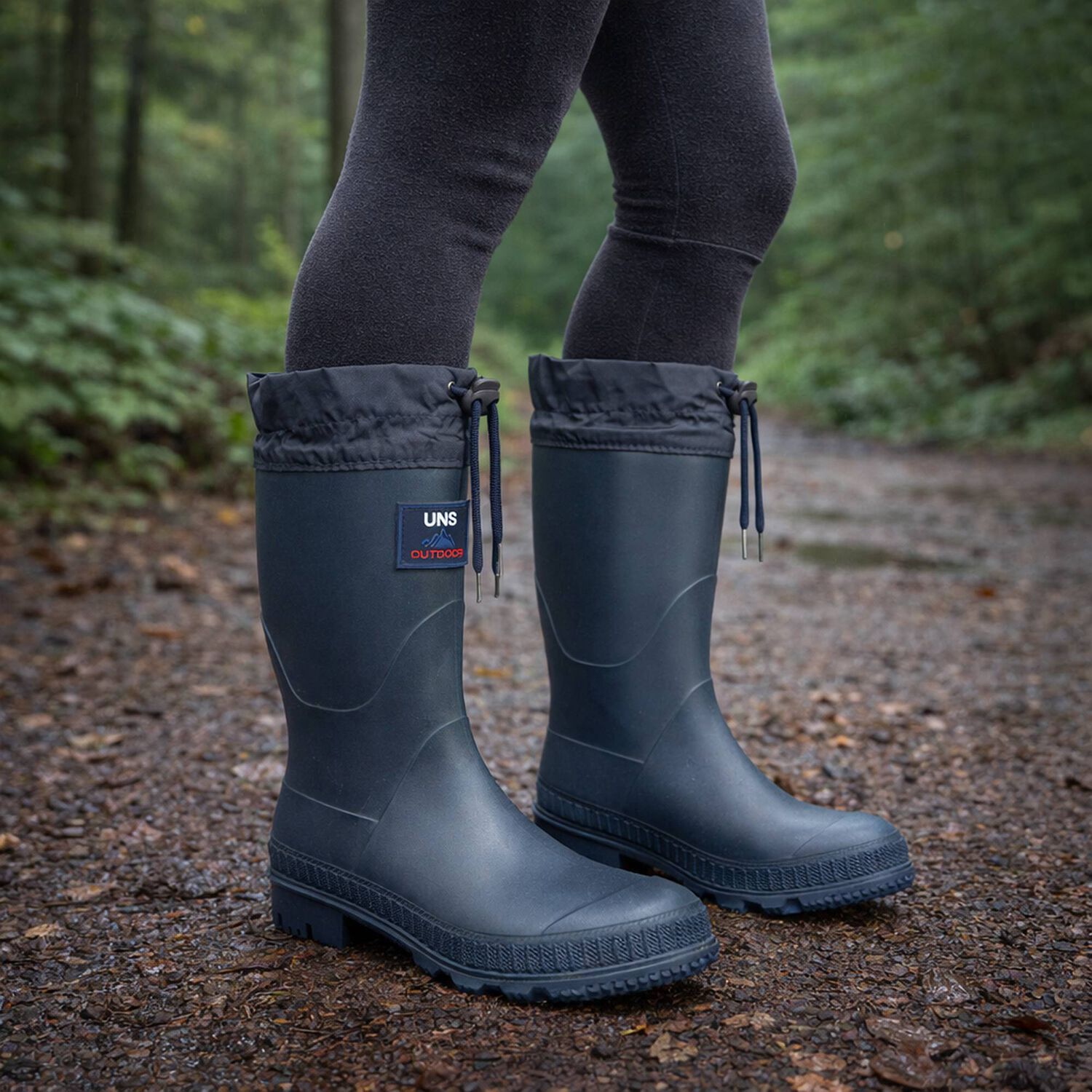 Bota De Agua Con Polar Namaka Azul Uns image number 5.0