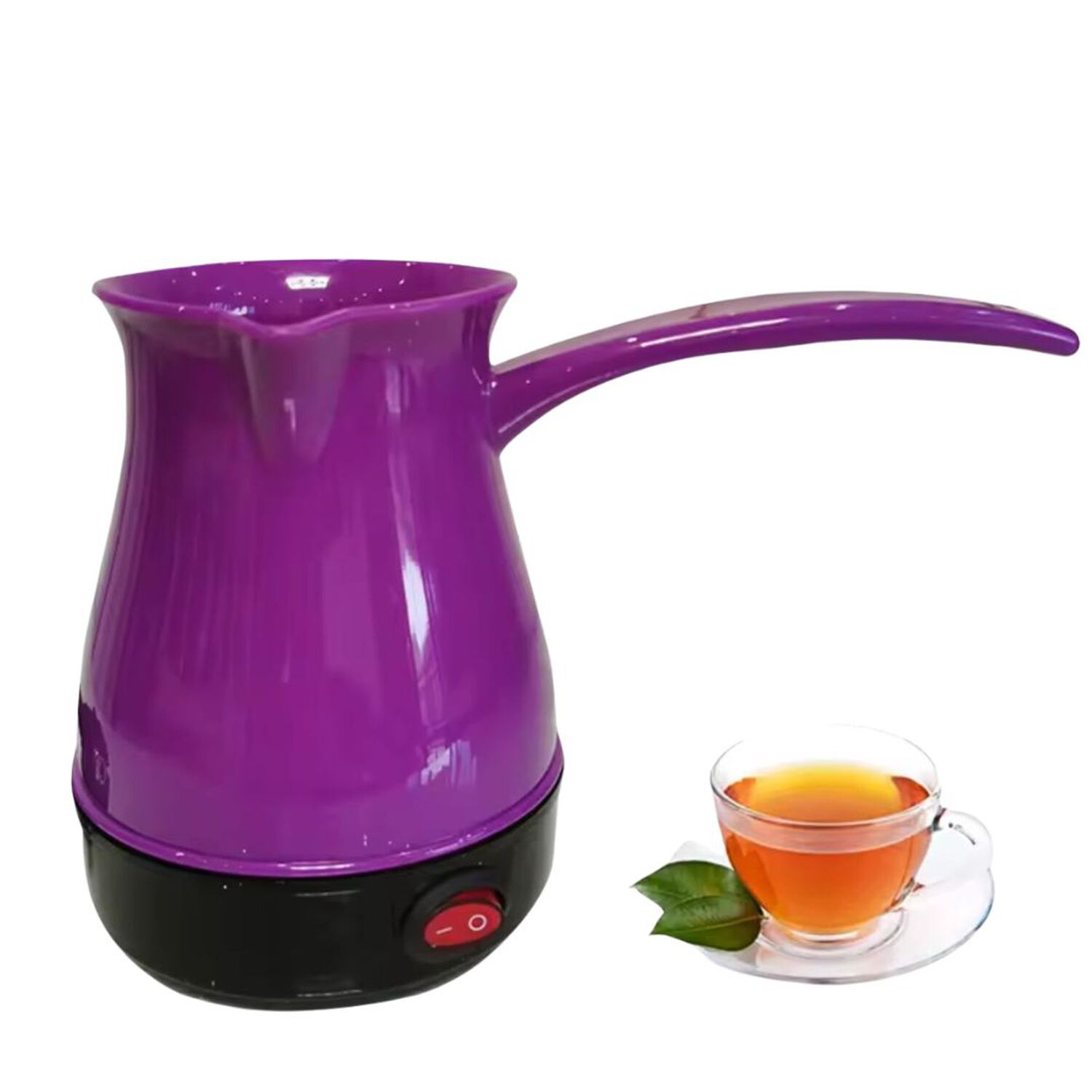 Cafetera Turca 600w Tetera El&eacute;ctrica 300ml Oficina Morada image number 1.0