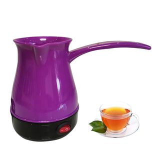 Cafetera Turca 600w Tetera El&eacute;ctrica 300ml Oficina Morada