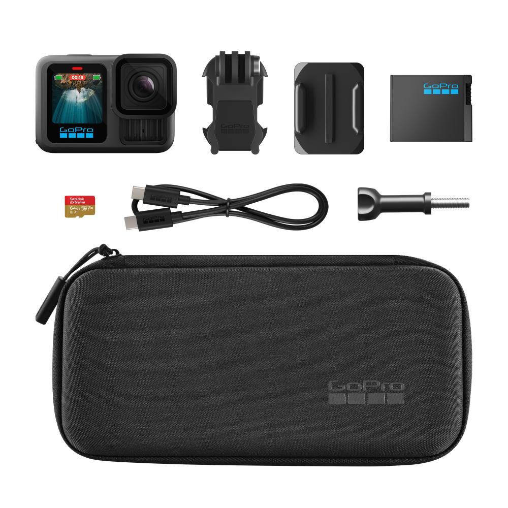 C&aacute;mara Deportiva Gopro Hero 13 Black + Accesorios Bundle image number 4.0