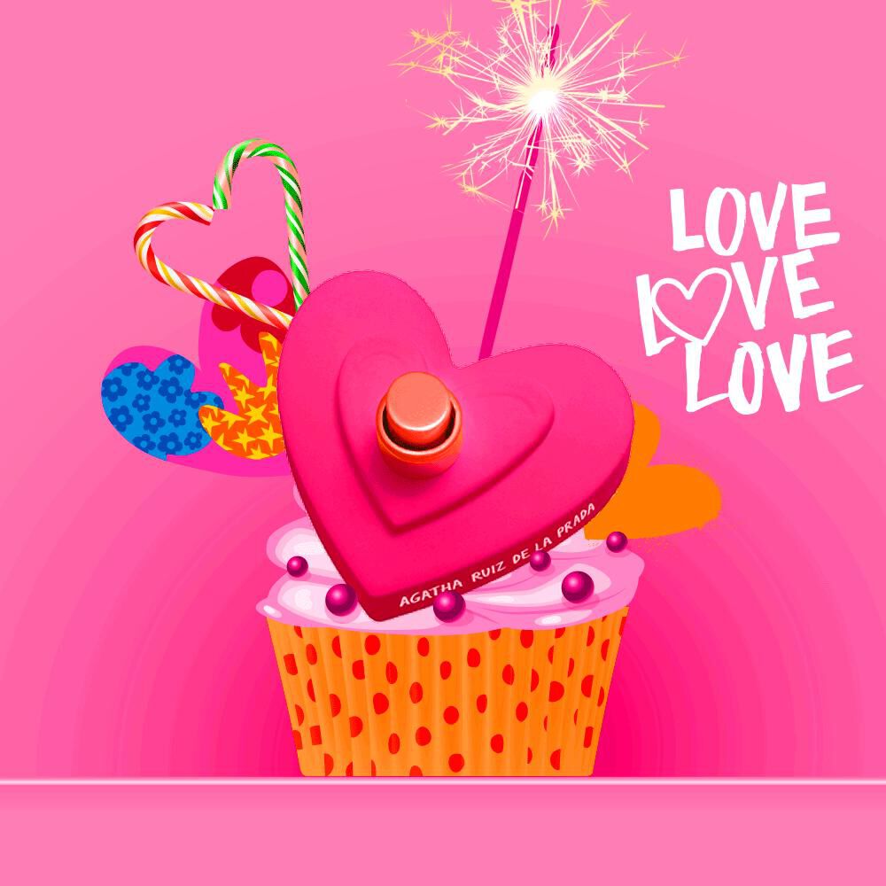 Set De Perfumería Mujer Love Love Love Agatha Ruiz De La Prada / 50 Ml / Edt + Megaspritzer 10 Ml image number 4.0