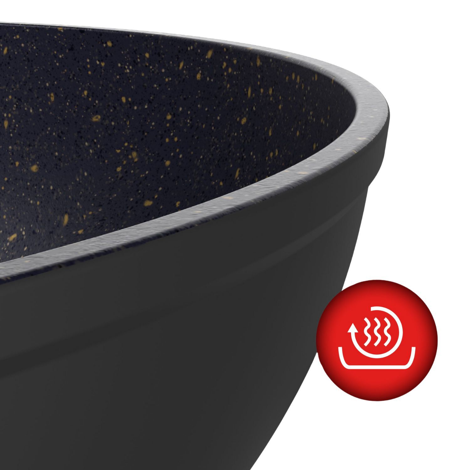 Wok Wens Golden Series 28cm Acero Inoxidable Tapa De Vidrio image number 4.0