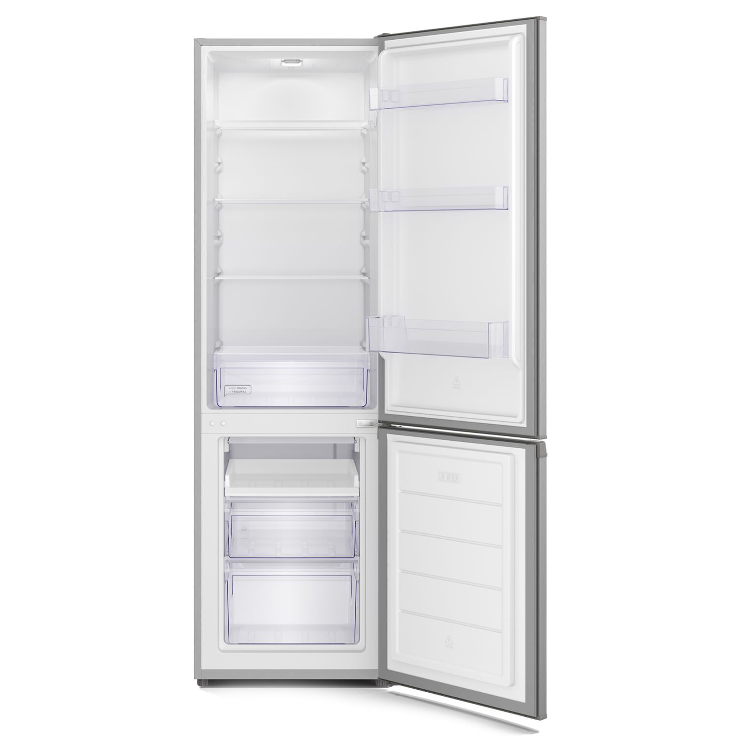 Refrigerador 262l Fr&iacute;o Directo Bottom Freezer Med270 Silver image number 4.0