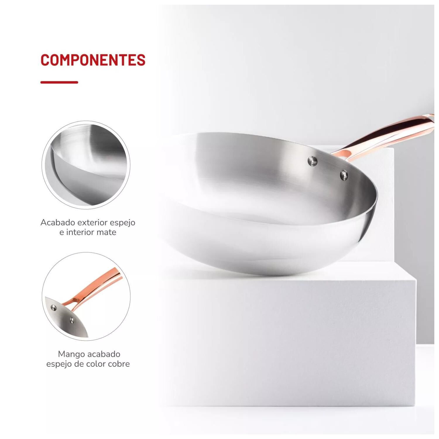 Sarten Wok Chef 30cm Aluminio Prensado Th-mwk30i Thomas image number 3.0