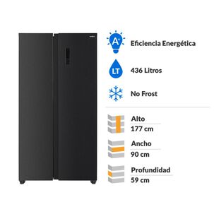 Refrigerador Side By Side Mabe MSC480LKRPS0 / No Frost / 436 Litros / A+
