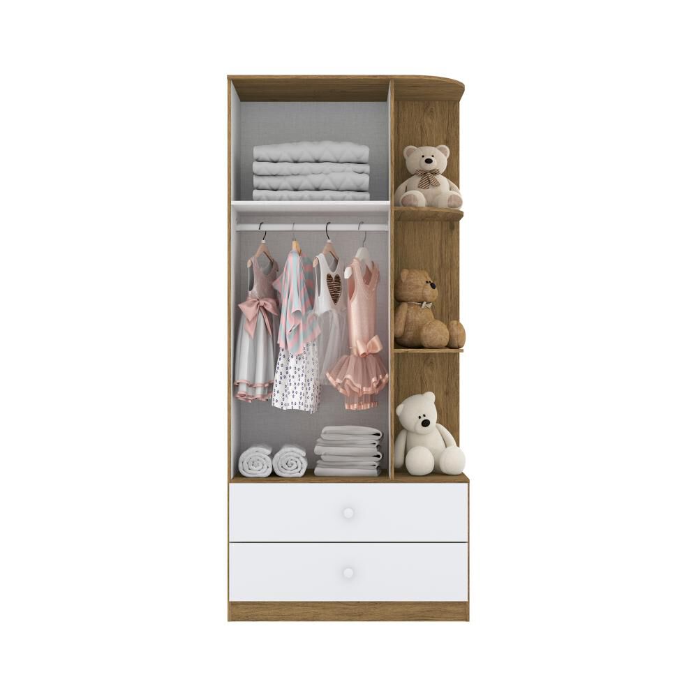 Closet Home Mobili Conde  / 2 Puertas    / 2 Cajones image number 1.0