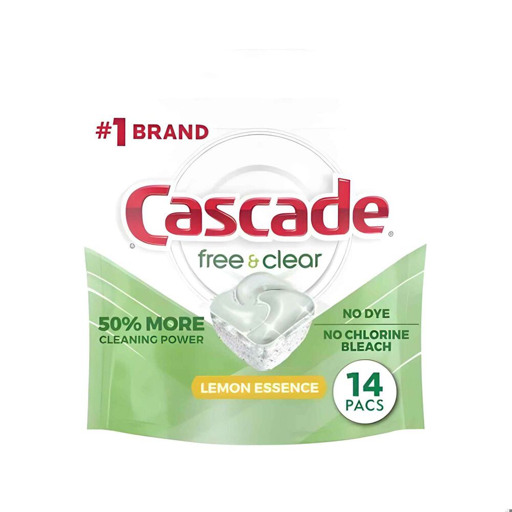 Detergente Para Lavavajillas Free And Clear 14 Capsulas - Cascade image number 0.0