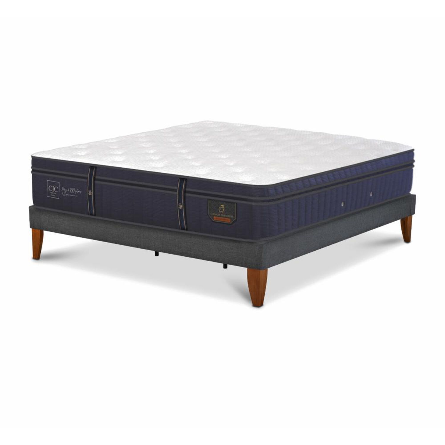 Cama Europea Cic Ce Box Grand Premium / Super King / Base Normal image number 3.0