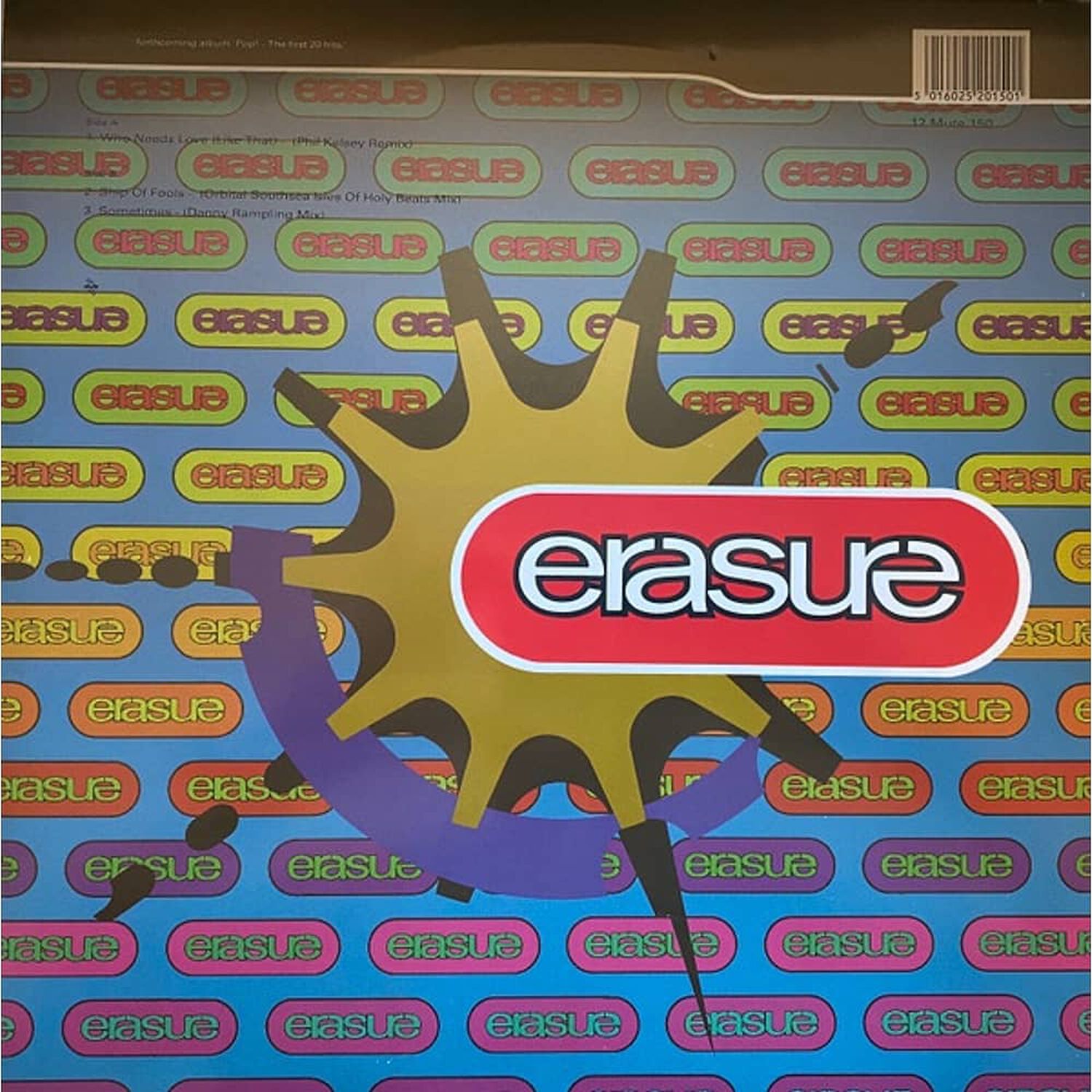 Erasure - Who Needs Love Like That | 12" Maxi Single Usado image number 1.0