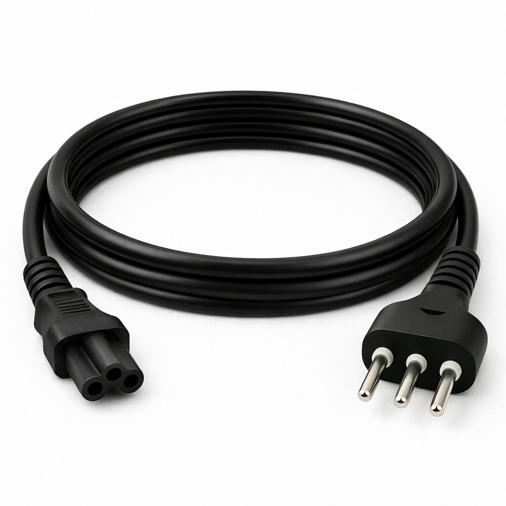 Cable De Poder Tipo Tr&eacute;bol 1.8 Mt Reforzado 220v / 3 Pin image number 2.0