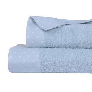 Set 2 Toallas Elite 450 Celeste