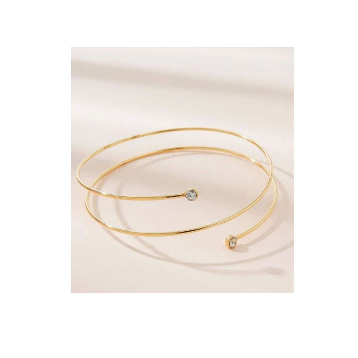 Brazalete Brazo Superior Joyas Accesorios Diamante Imitacion image number 4.0