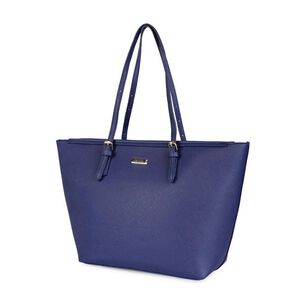 Cartera Tempo + Billetera Trifold Azul Oscuro Kenneth Cole