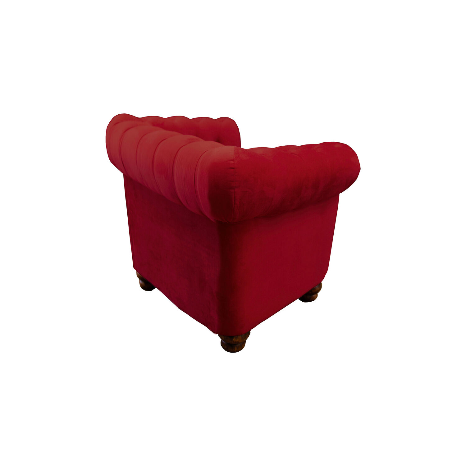 Sofa Florencia 1 Cuerpo Tela Velvet Burdeo image number 2.0