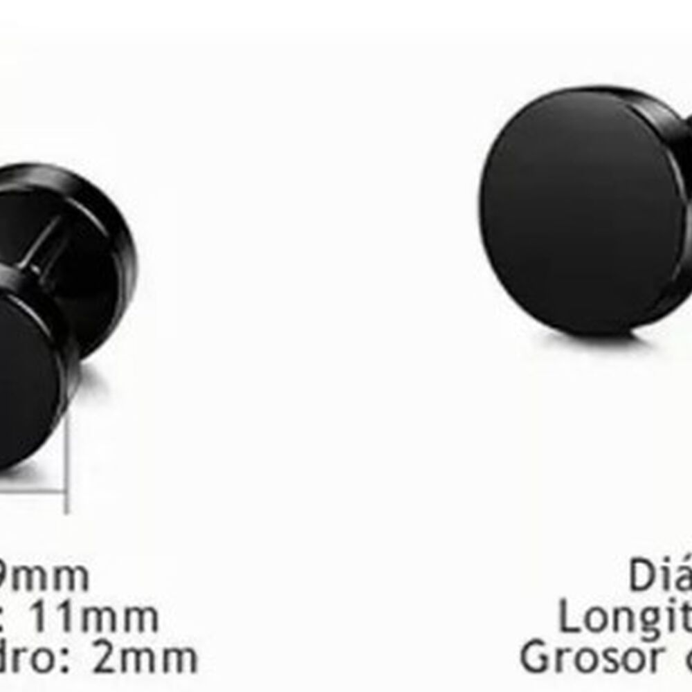 Pack 8 Pares Aretes Hombre Con Piercing, Arracadas Hombre image number 2.0