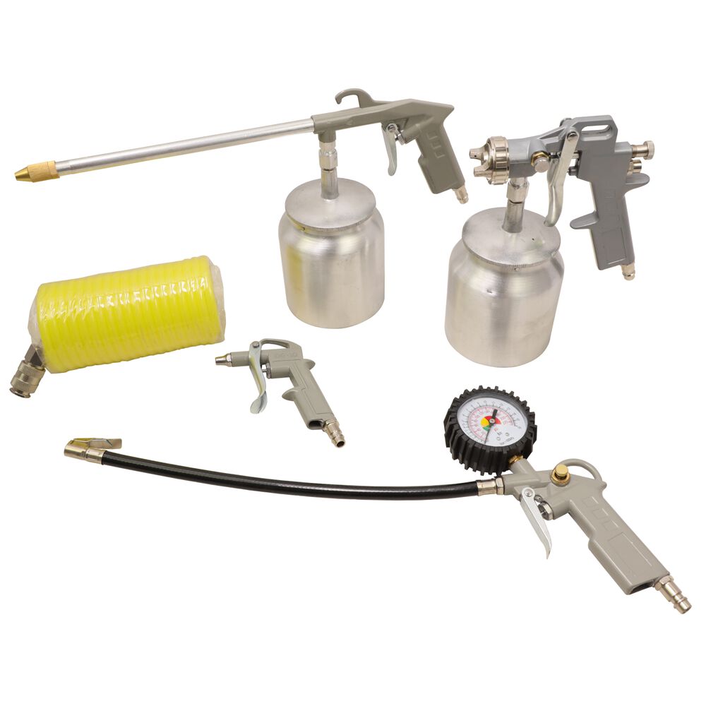 Combo Compresor De Aire 24litros 1.5hp Más Kit Accesorios image number 4.0